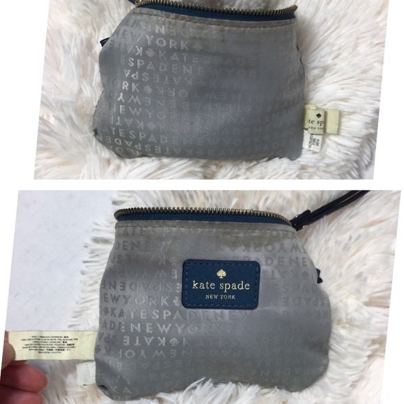 Kate Spade Highland Place Bee Wristlet Dark Denim - Picture 6 of 8